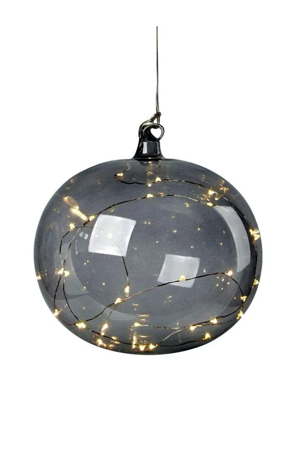 Markslöjd LINA Pendant 18cm 20L B/O Smoke LED 20x0,03W gla...