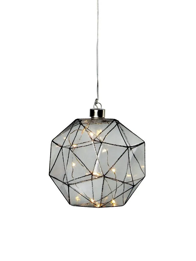 Markslöjd ASPLIDEN Pendant 15cm 20L B/O Smoke LED 20x0,06W...