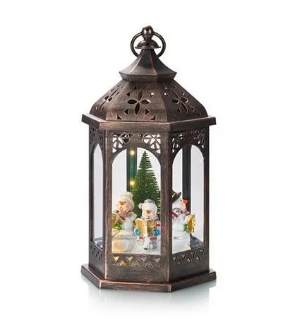 Markslöjd Rolf deco lantern  hexagon  dioda LED 15 metal 3...