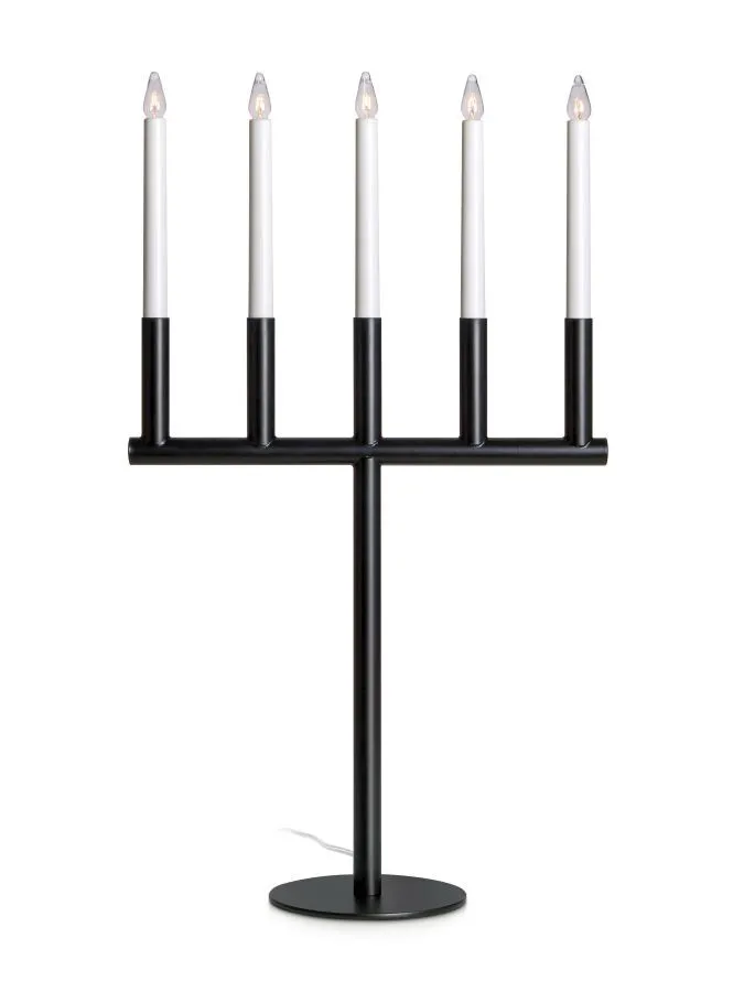 Markslöjd MANHATTAN Candlestick 5L Black - MS-705235