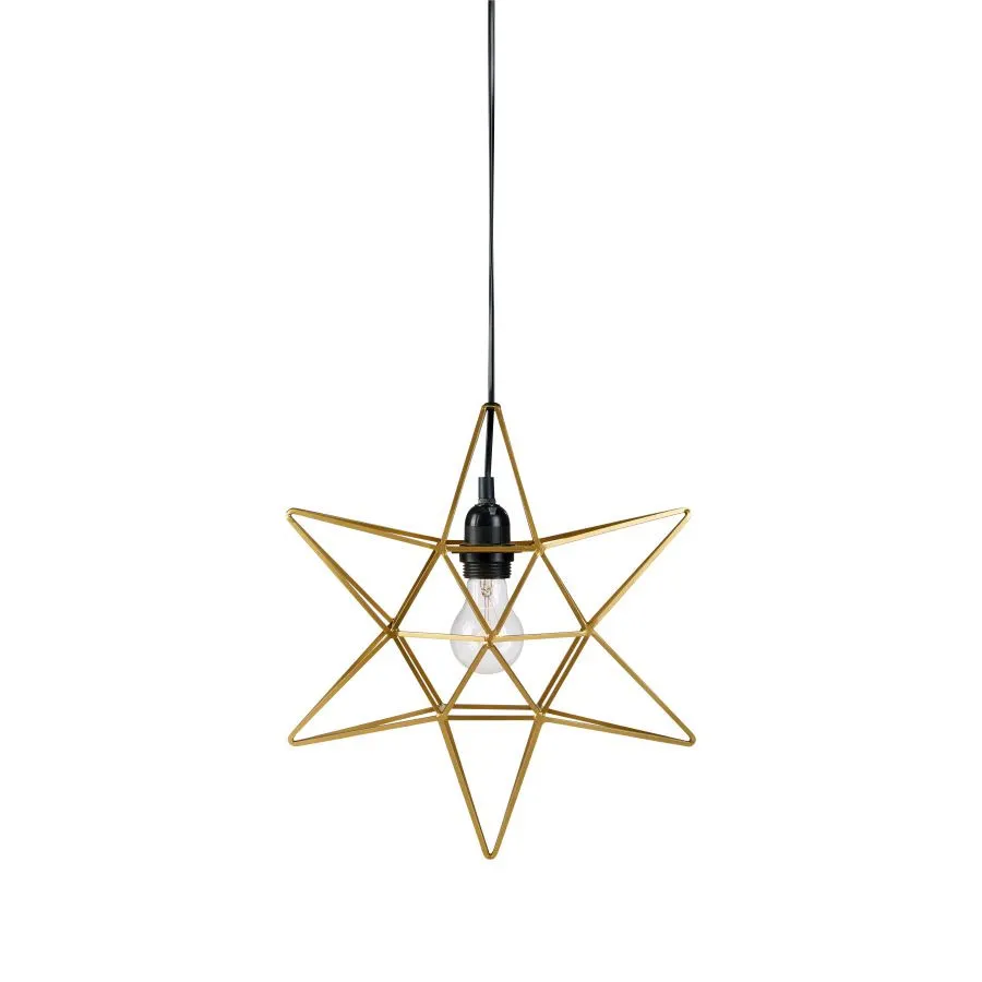 Markslöjd CONTOUR Pendant Star 1L Gold E14 1 METAL 