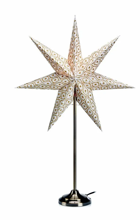 Markslöjd BAROQUE Table Star 45cm White/Antique E14 1 META...