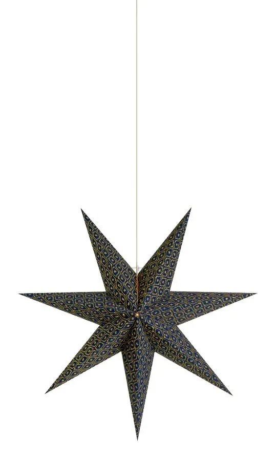 Markslöjd BAROQUE Pendant Star 45cm Blue E14 1 PLASTIC 