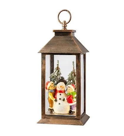 Markslöjd BUNG Decoration Lantern Brown dioda LED   14x30c...