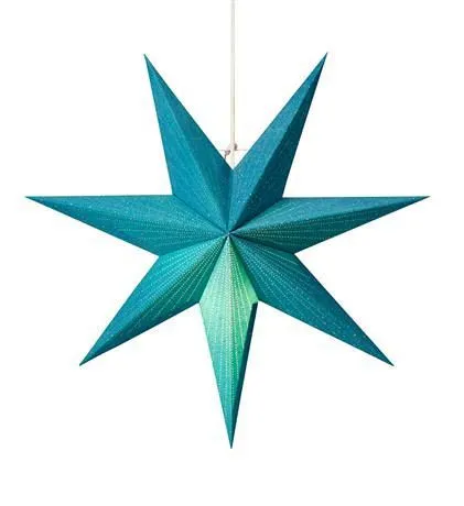 Markslöjd SOPHIE Pendant Star 75cm Turquoise E14 1 PAPER 2...