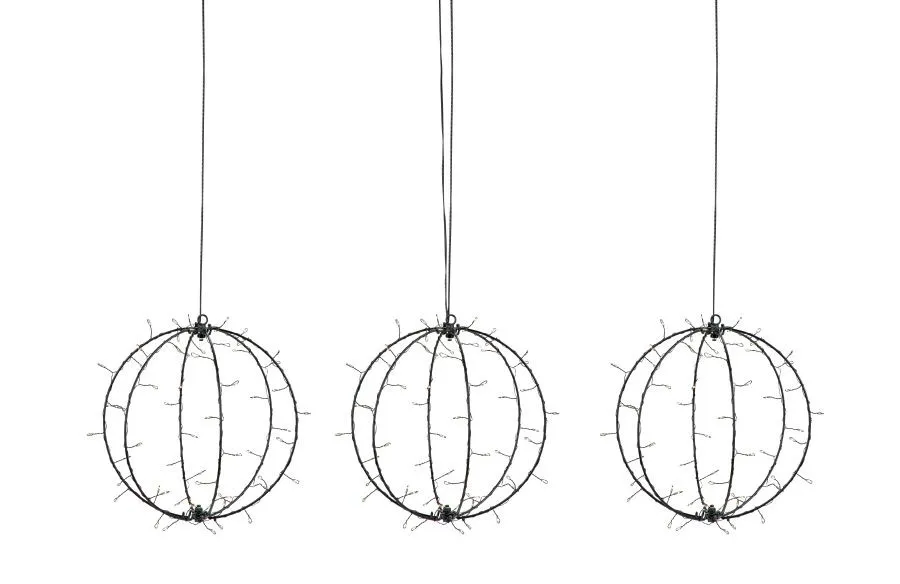 Markslöjd KOMET 3-Set Black IP44    