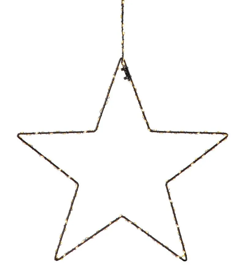 Markslöjd ALPHA Pendant Star 45cm Black    