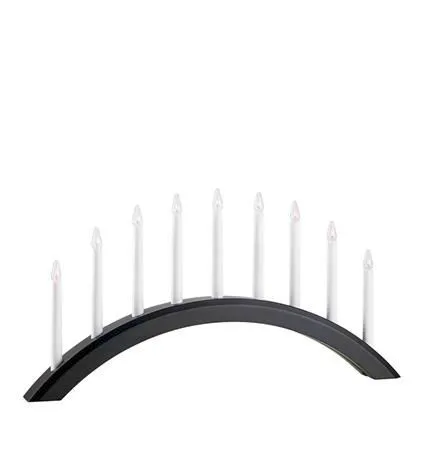 Markslöjd AVENTO Candlestick 9L Black E10 9  