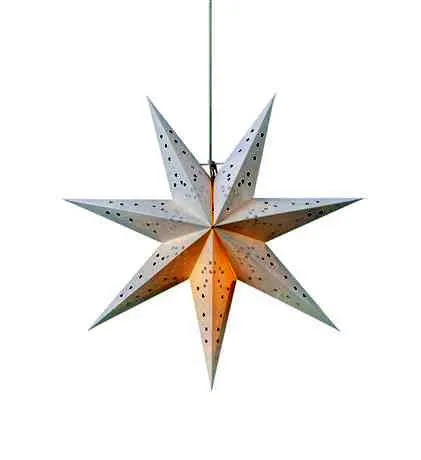 Markslöjd GISEL Pendant Star 75 White/Silver E14 1  