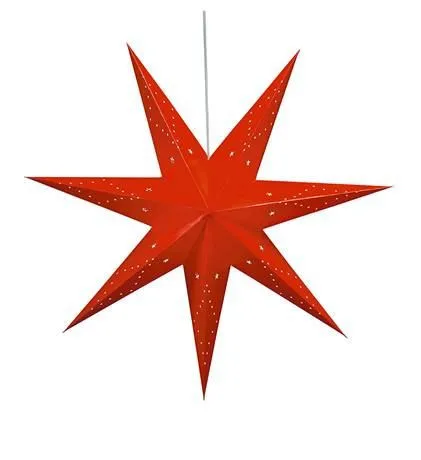 Markslöjd Saturnus Star 75cm Red E14 1 guma 