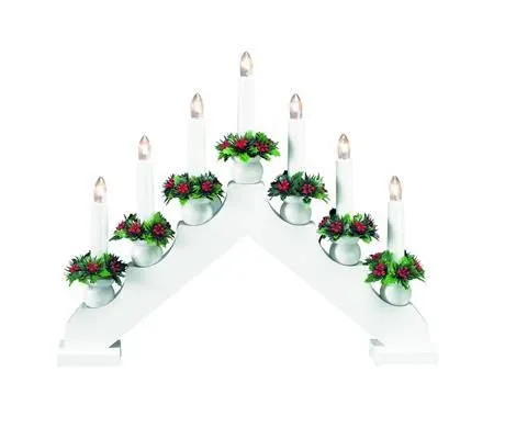 Markslöjd TOMAS Candle light 7L White E10 7 PLASTIC 