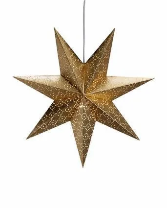 Markslöjd TOSTARED Star 45cm Gold Paper E14 1 papier 230V