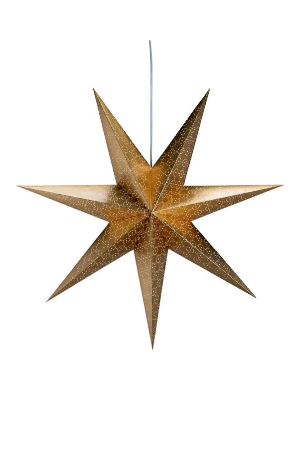 Markslöjd TOSTARED Star 75cm Gold Paper E14 1 papier 230V