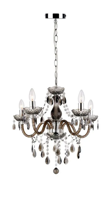 REALITY Marie 5Lt-Pendant Lamp5*E14, Max 40W bulb excl.lam...