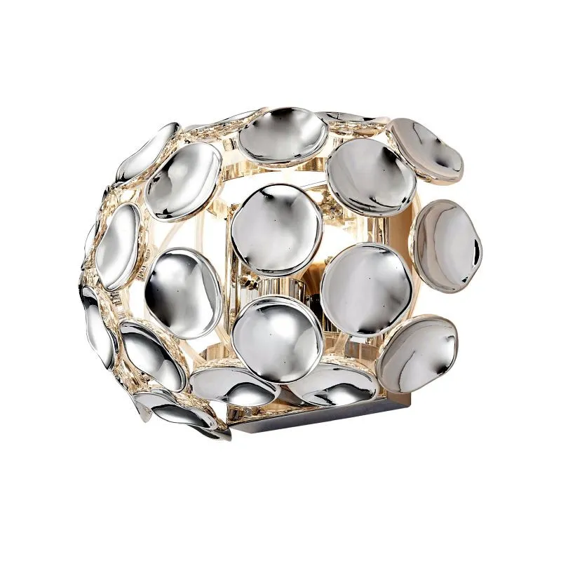 REALITY Ontario 1lt wall lamp,chrome1*E14 40W bulb not inc...