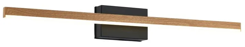 REALITY Linea Bathroom LED 7W WL. IP44Wood finish tube+bla...