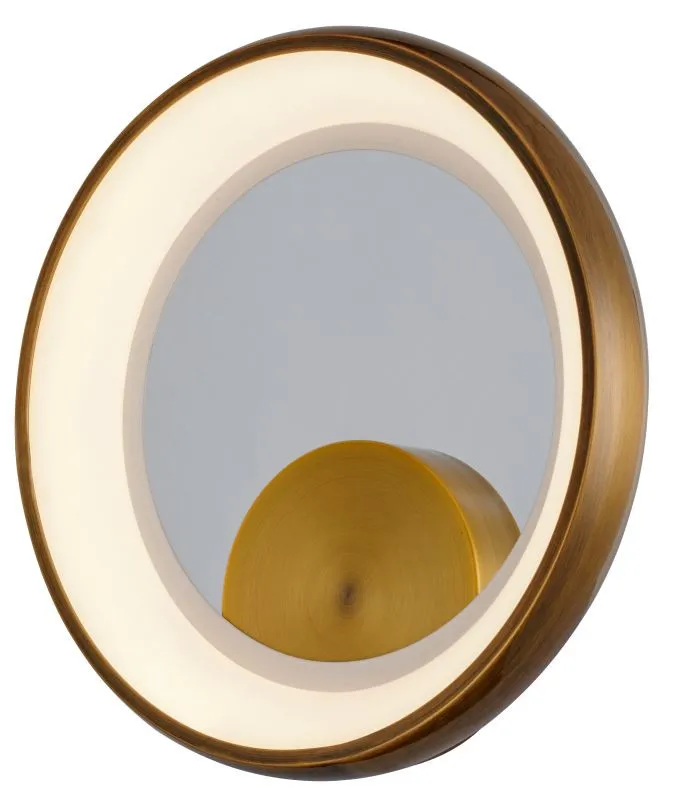 REALITY Thea Wall lamp, Alu.and Acrylic and IronBrushed go...