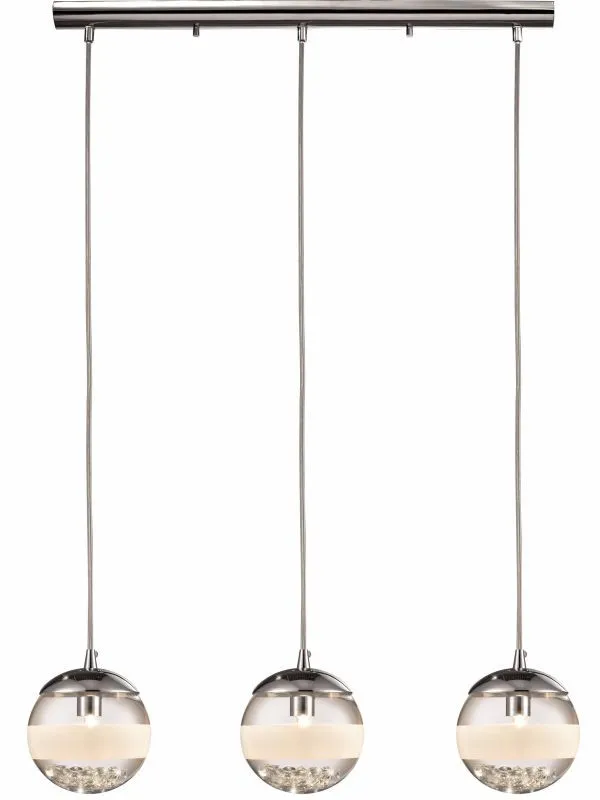REALITY Dream Pendant lamp chrome Size:60*70*11cm 3xG9 33W...