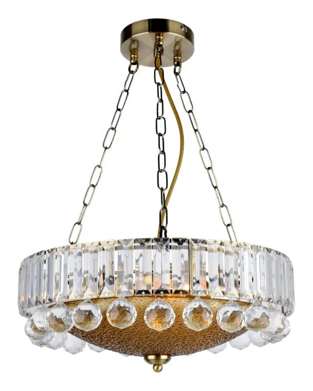 REALITY Irsina 3LT Pendant lamp 40*40cm H90cm Metal: antiq...