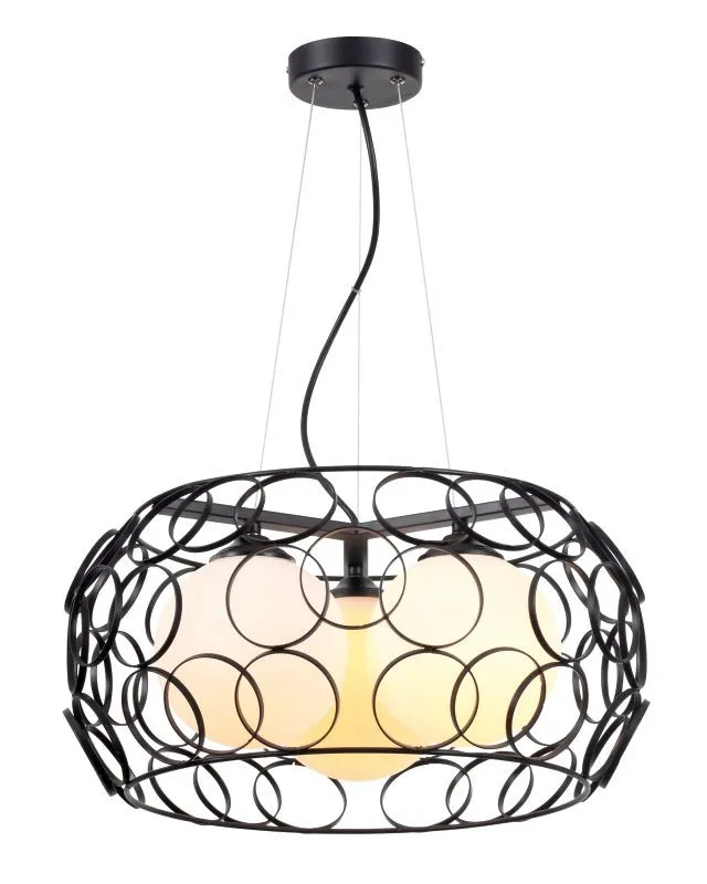 REALITY Coolio 3LT Pendant lamp 38*38cm H90cm Metal: black...