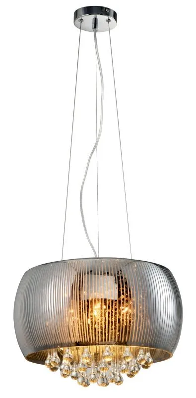 REALITY Aggio Pendant lamp,chromeCrystal hangings6*G9 33W ...