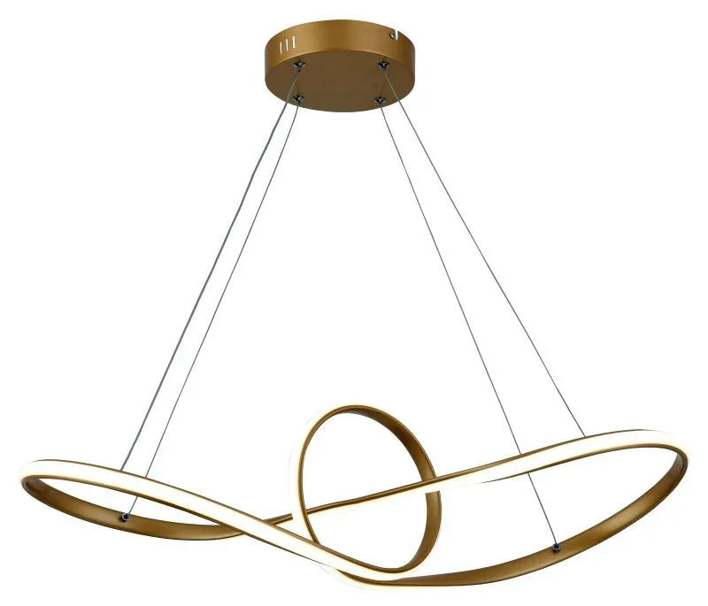 REALITY Arlena Pendant lightPainting Gold finish45W LED in...