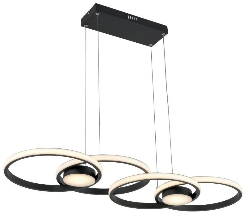 REALITY Audia LED pendant lampAlu.and acrylic and Ironsand...