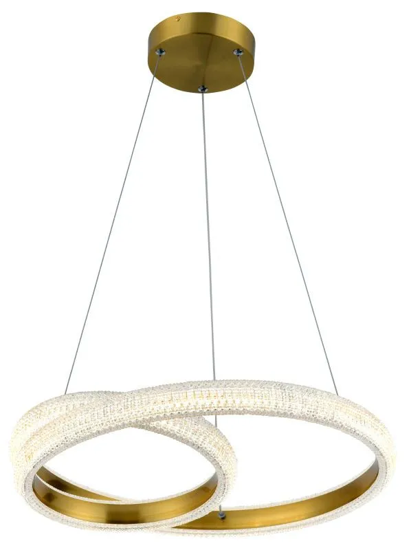 REALITY Auxerre LED pendant lightalu gold galvanizedIron a...