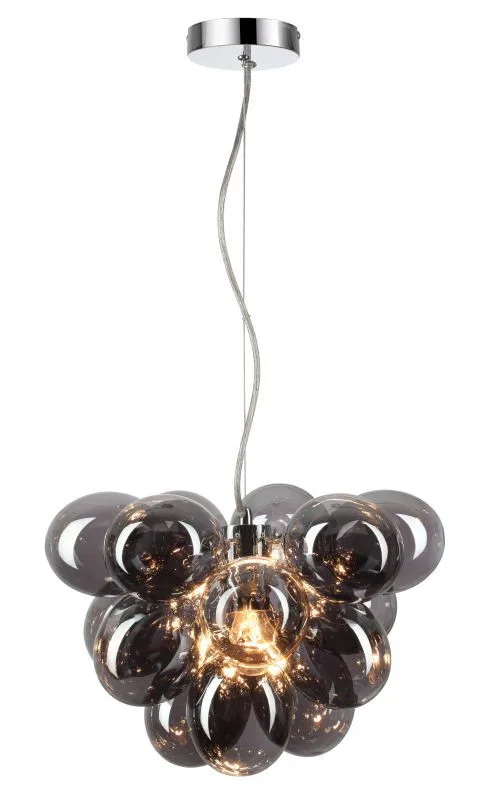 REALITY Grape E27 1xMAX 60W bubl not incl. metal Chrome fi...