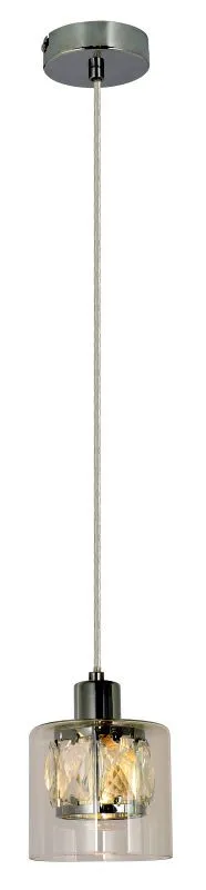 REALITY Elmo Pendant lamp 1-ltmetal chrome finish Crownie ...