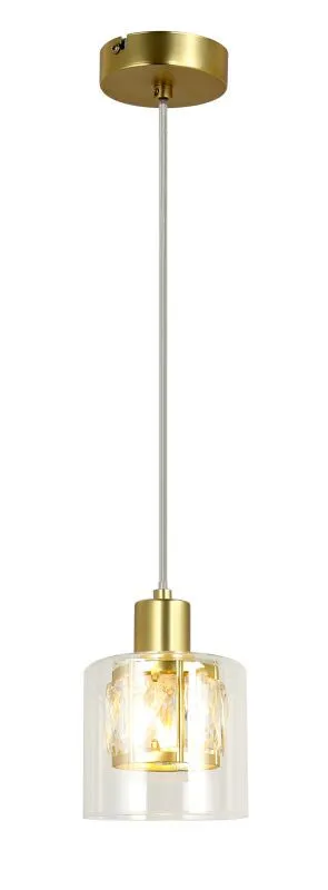 REALITY Elmo Pendant lamp 1-ltmetal galvanized gold matt C...