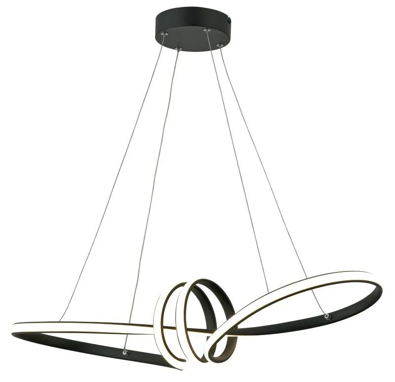 REALITY Canbera Pendant LightSandy BlackAlu. and Iron and ...