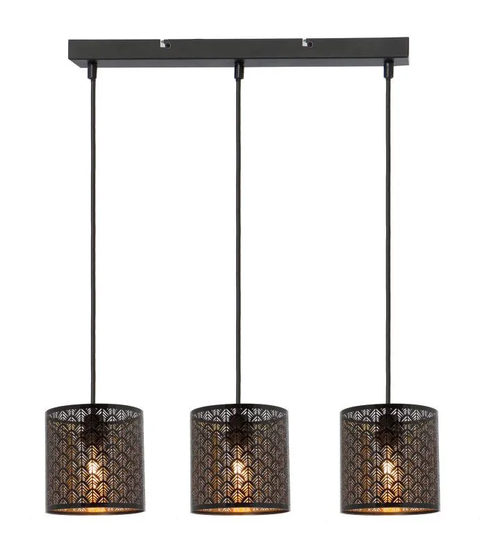 REALITY Tuluza 3lt pendant size:75*20*105cm fabric shade b...