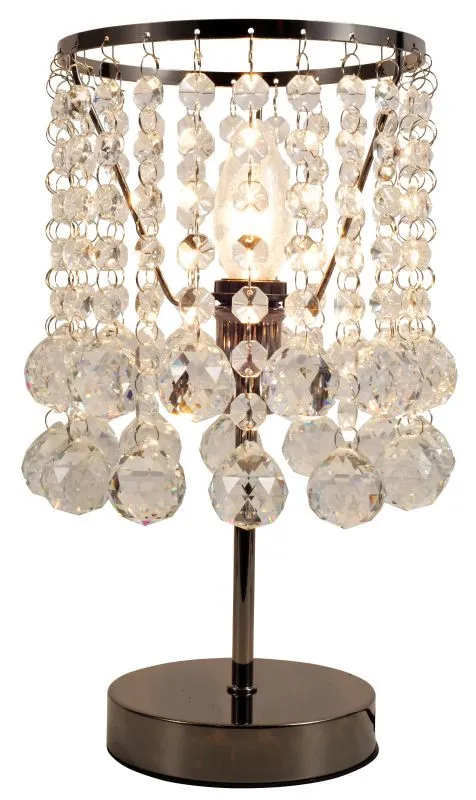 REALITY London crystal Table lamp,shiney black or shiney b...