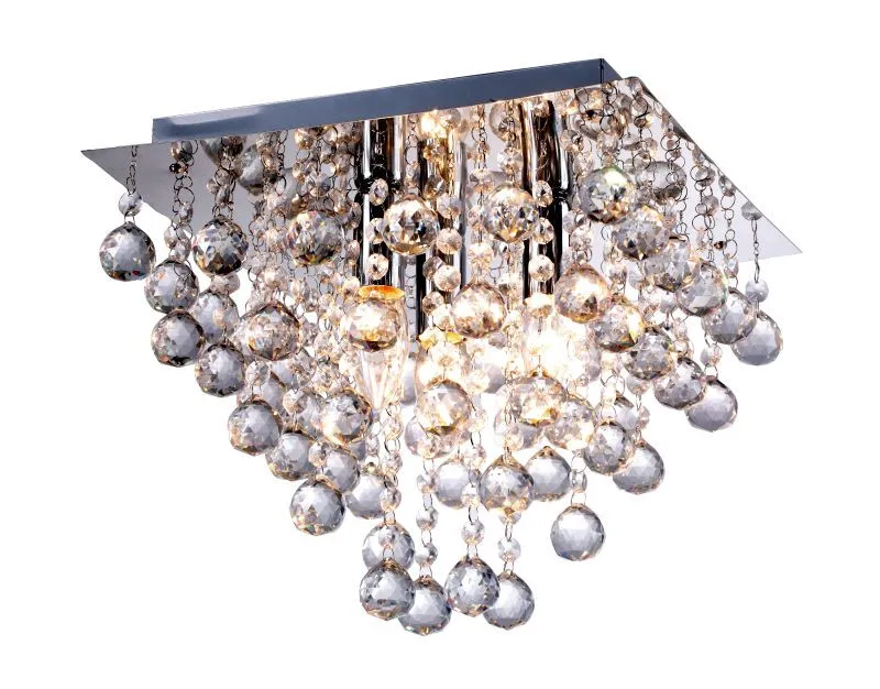 REALITY Lancaster crystal  Ceiling lamp, chrome Crystal ha...