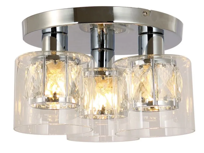 REALITY Elmo Ceiling lamp 3-ltmetal chrome finish Crownie ...