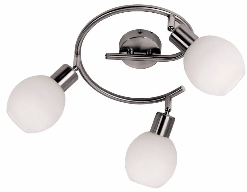REALITY Cortez  Spot lamp, satin nickel 3*E14 max 40W, bul...