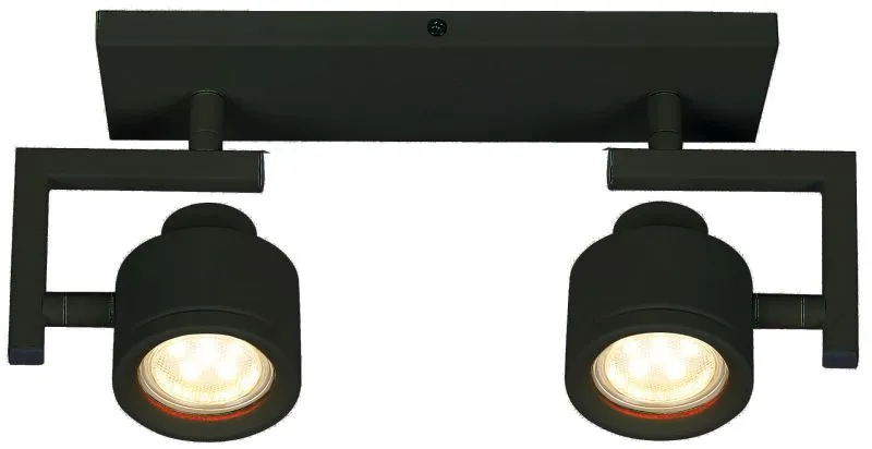 REALITY Alenis 2 Spot lamp, sand black 2*GU10 ,bulb not in...