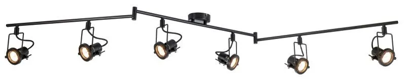 REALITY Fiji 2 6lt spot black，GU10*6 bulb not incl. Canopy...