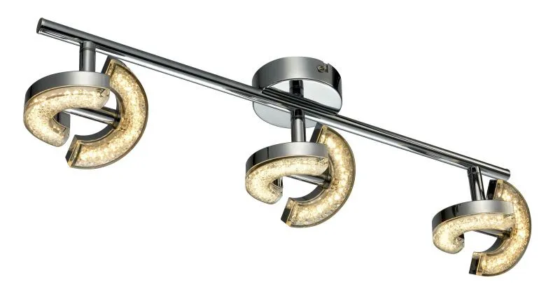 REALITY Semic 6lt Spot lamp,chromeDia.10cm acrylic shade w...