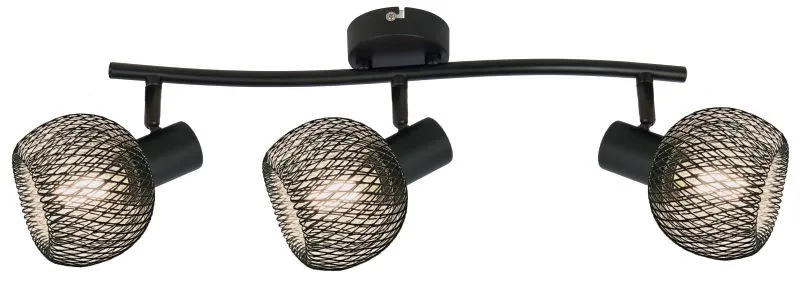 REALITY Loretto  Loretto black 3-ltall metal parts in blac...