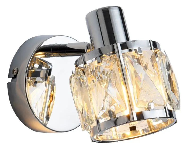 REALITY Crownie 1lt spot,satin nickelmetal+crystal230V 50H...