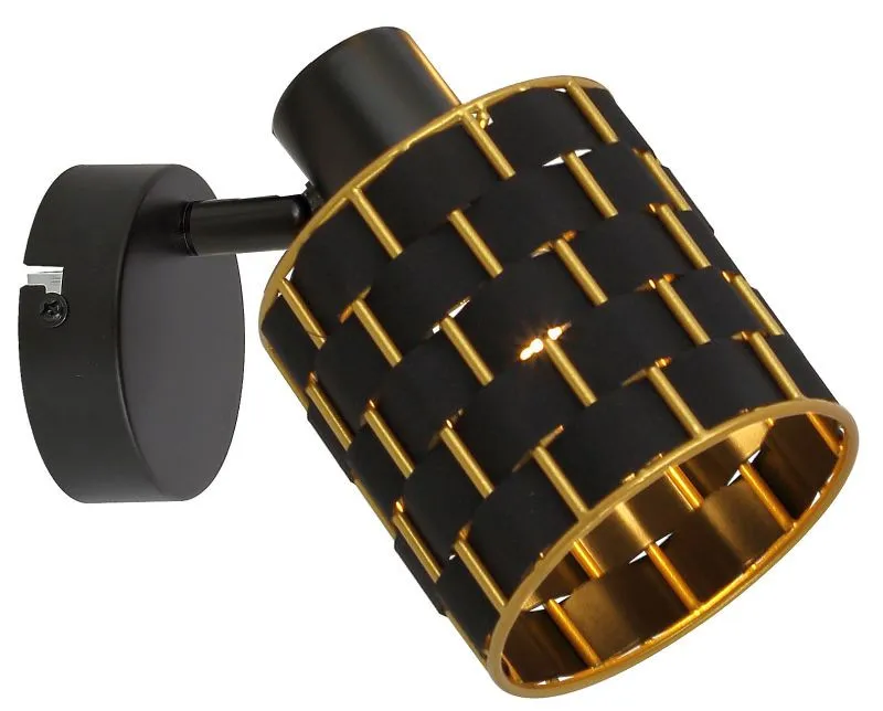 REALITY Thiago spot 1-ltmetal black+PS shade1 x E14, max. ...