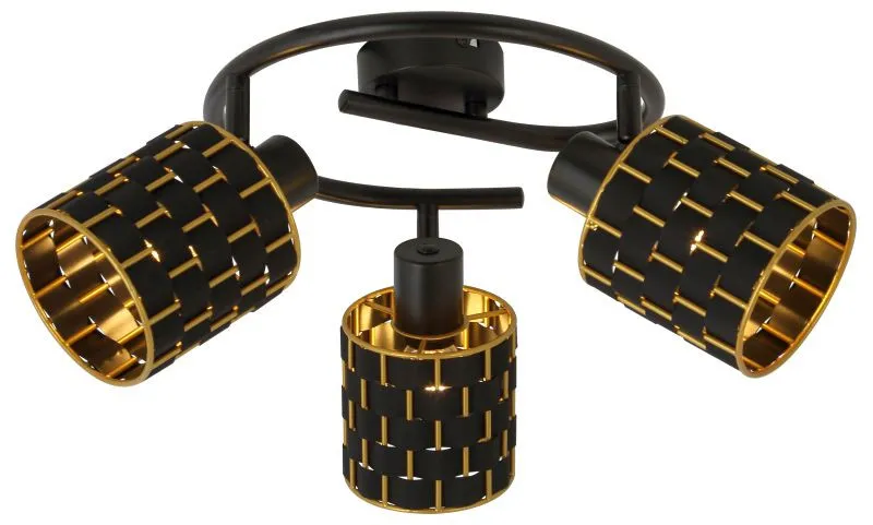 REALITY Thiago spot 3G-ltmetal black+PS shade3 x E14, max....