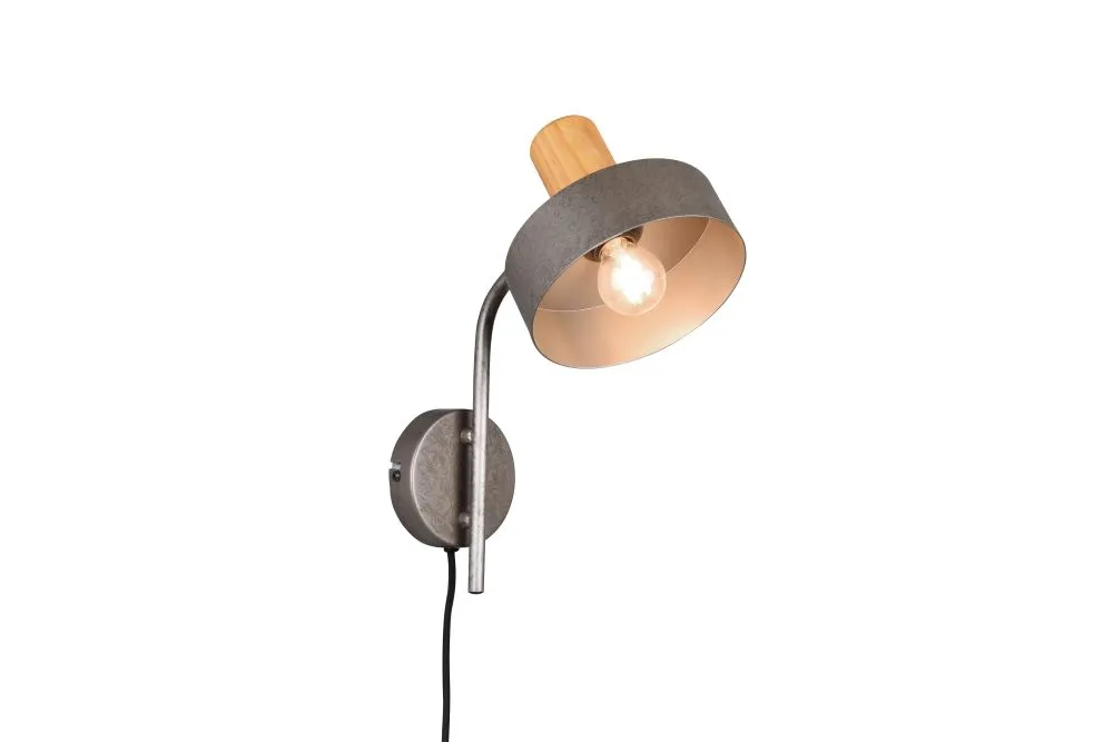 Trio Gaya Fali lámpa antik nikkel