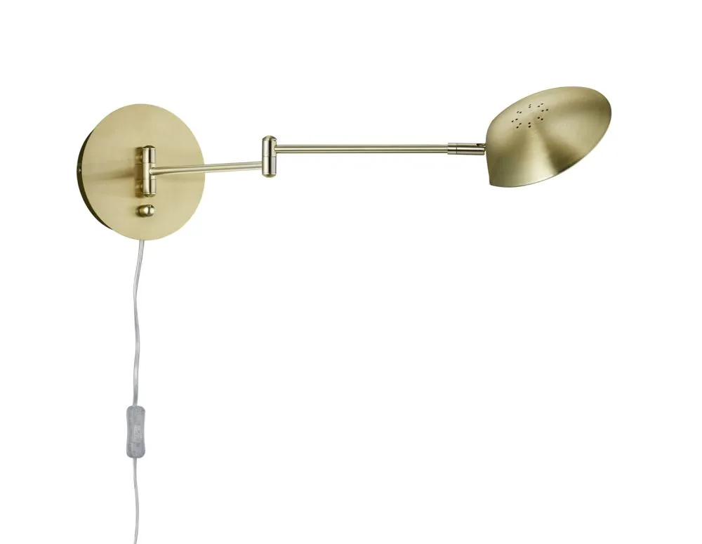 Trio CALCIO Fali lámpa üveg fehér