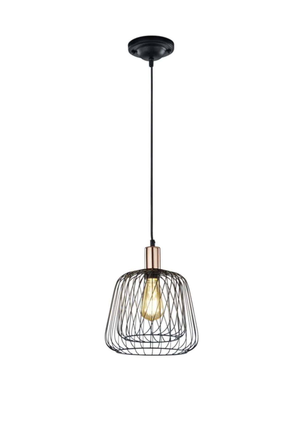 Trio SANNA Beltéri függeszték E27 60W fekete