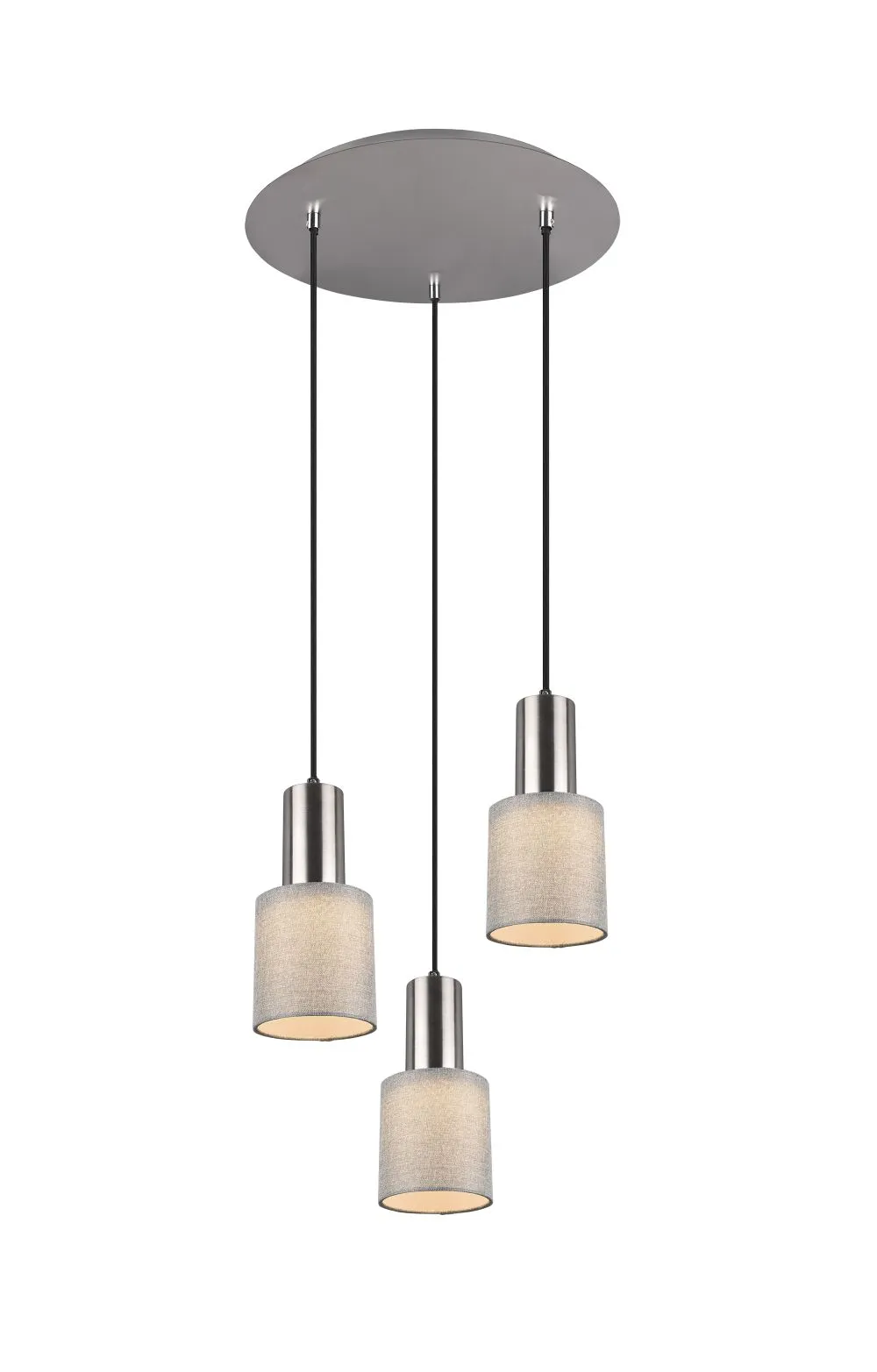 Trio WAILER Beltéri függeszték GU10 3x5W nikkel