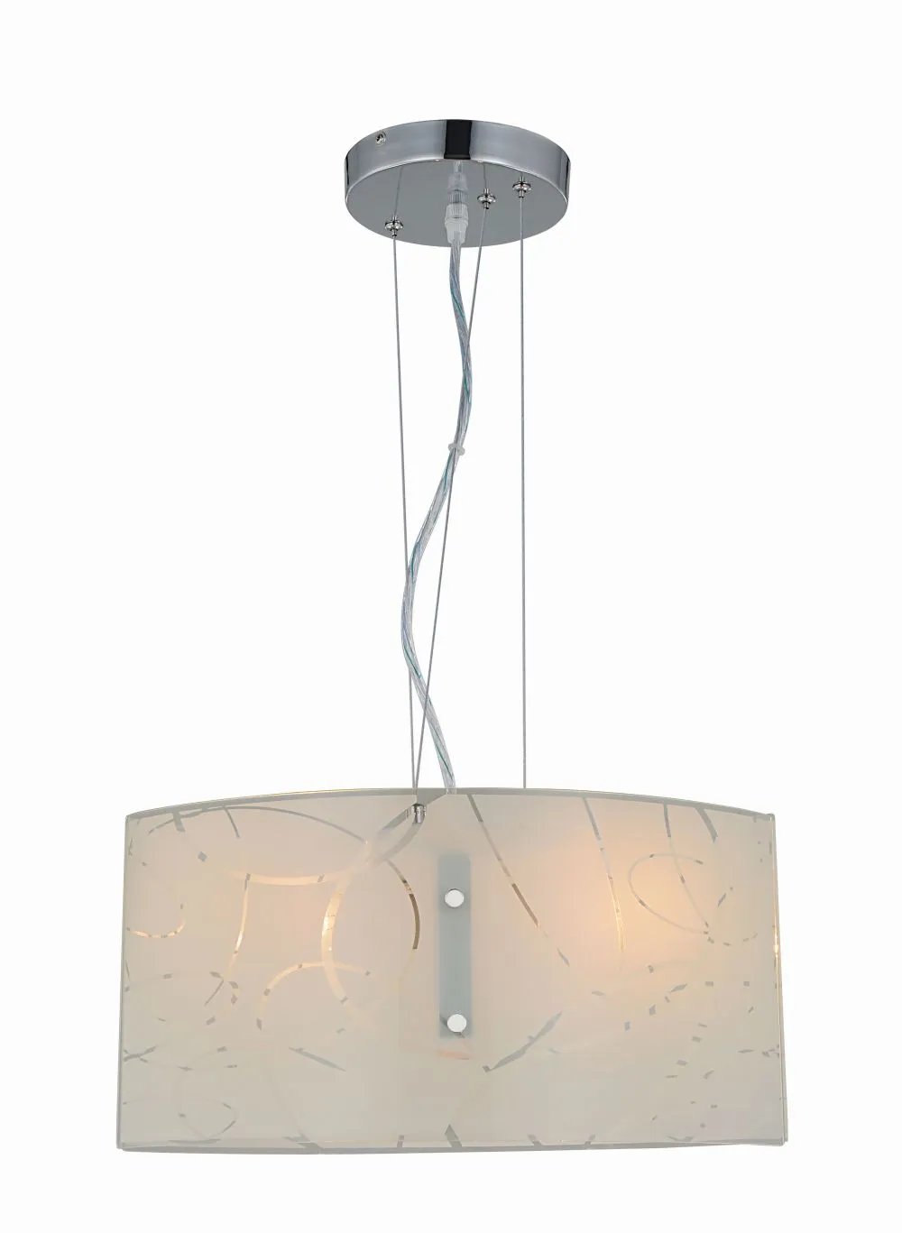 Trio SPIRELLI Függeszték E27 2x40W fehér