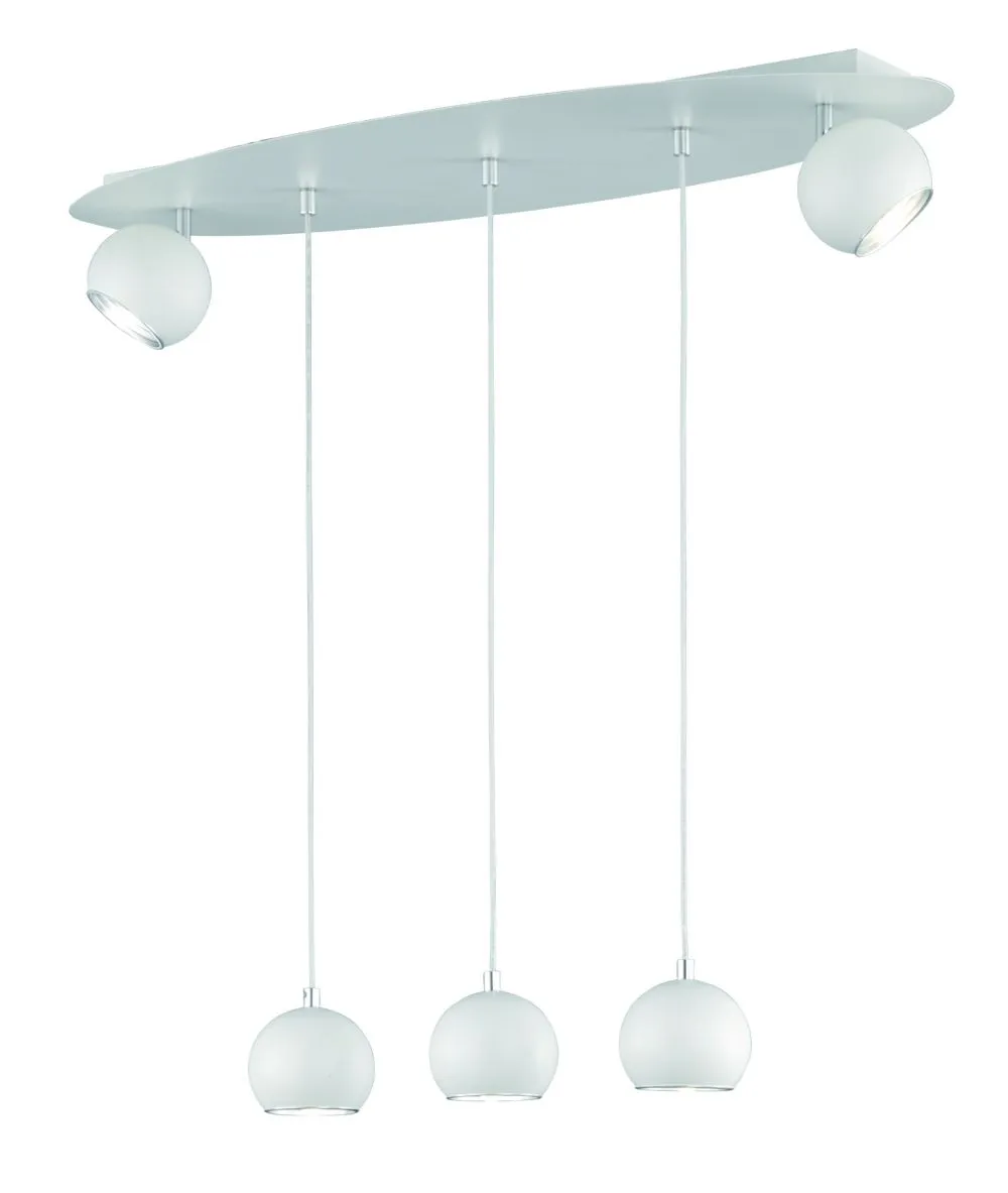 Trio DAKOTA Beltéri függeszték G9 5x28W fehér/Kifutó csak ...